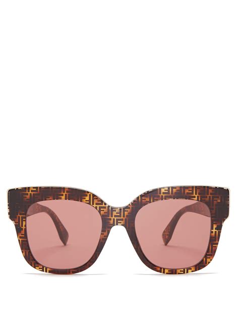 fendi brown cat eye sunglasses|eyewear fendi glasses frames.